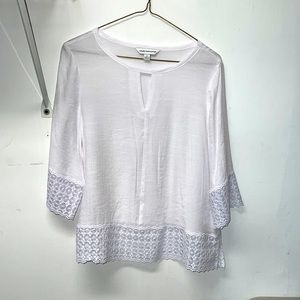 Adorable White Counterparts Top